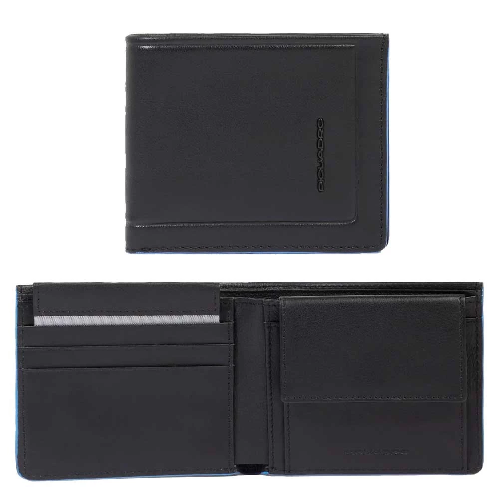 Portafoglio Uomo Portamonete Piquadro Atlas Nero PU4188S138R