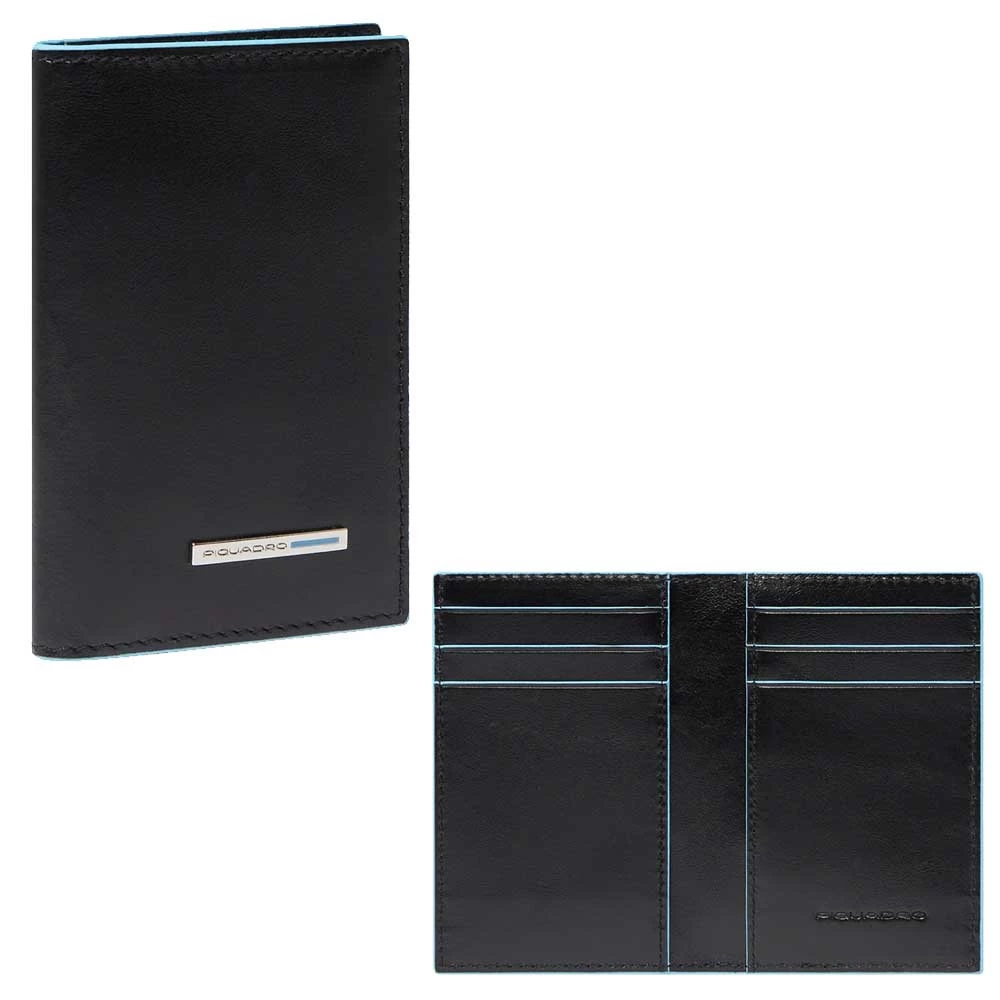 Portafogli Uomo Sottile Piquadro Blue Square Nero PU257S138R