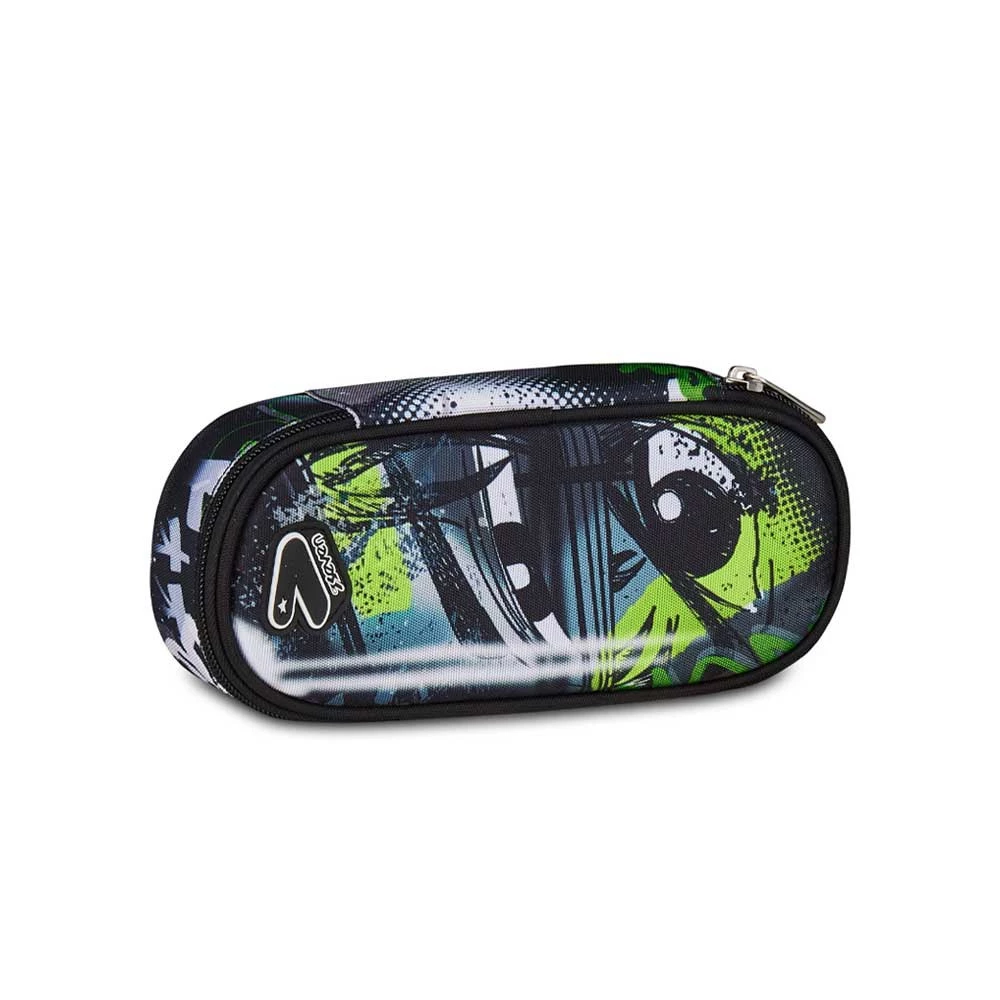 Astuccio Portapenne Seven Gray Shadow Boy Round Plus Bustina