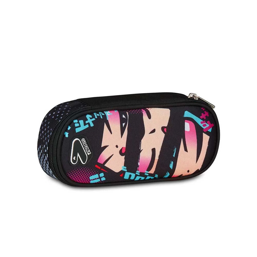 Astuccio Portapenne Seven Japanese Mood Girl Round Plus Bustina