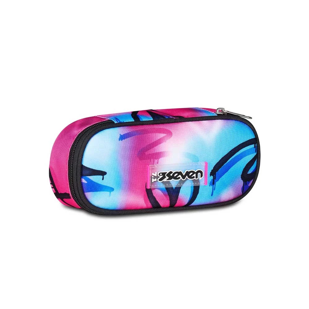 Astuccio Seven Bustina Round Plus Sprint Paint Girl Portapenne