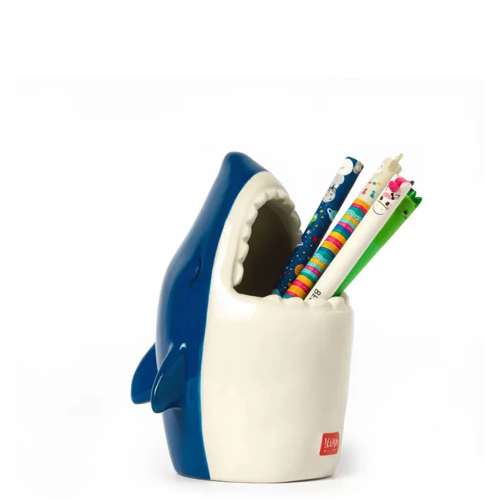 Portapenne in Ceramica Legami Shark Desk Friends