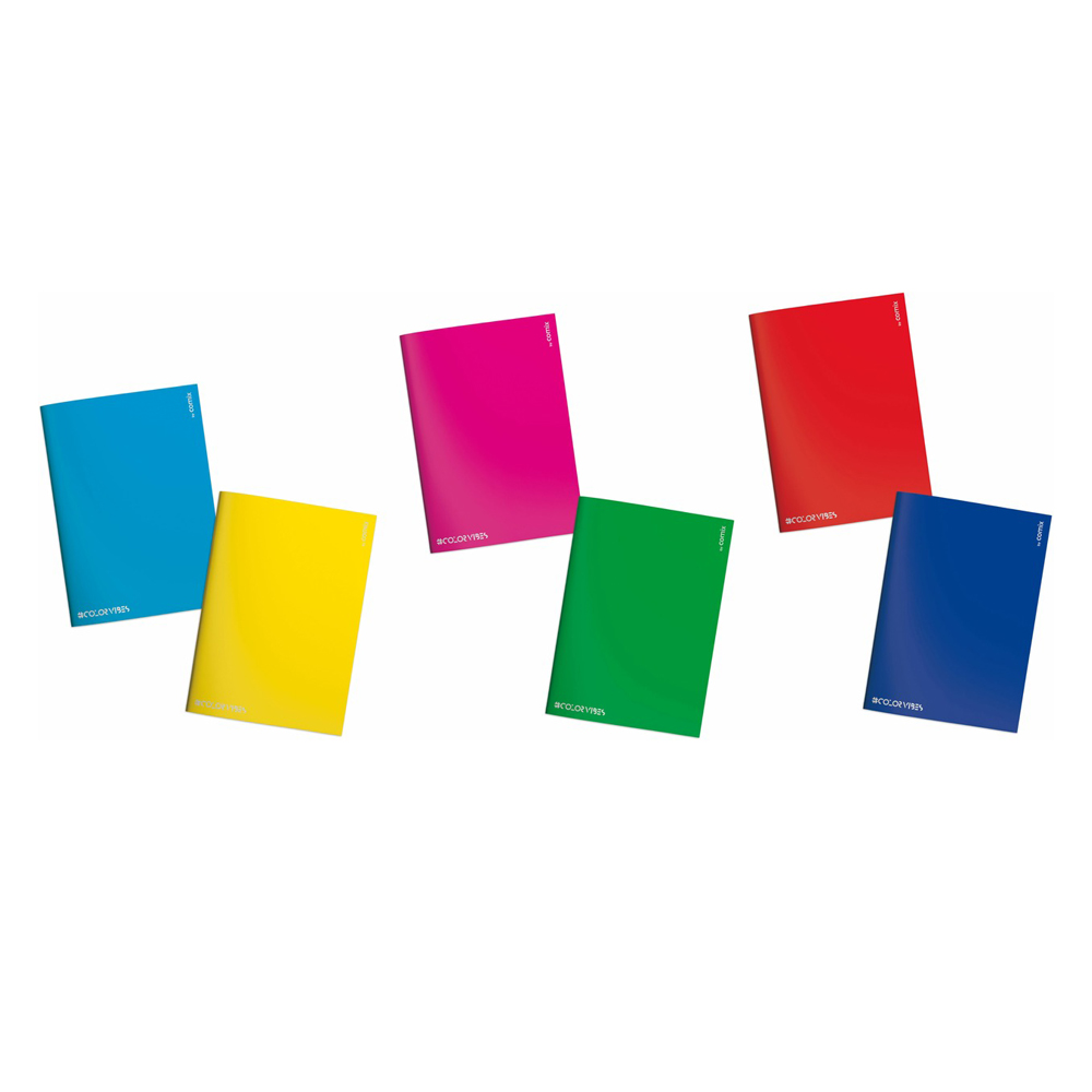 3 Maxi Quaderni +30% pagine Comix Color Vibes quadretti 5MM | Lema