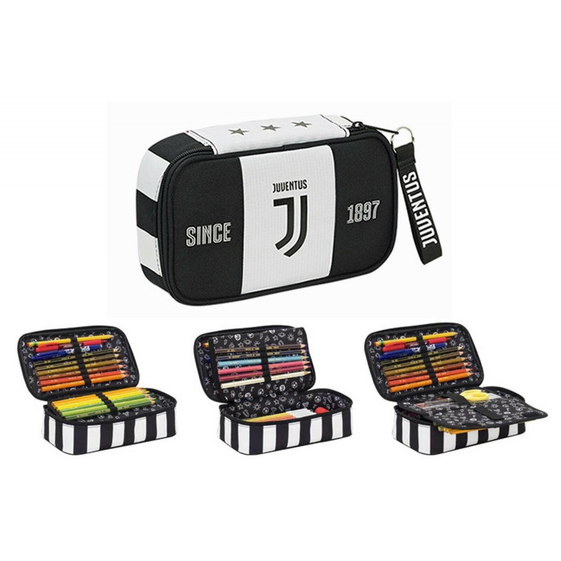 schoolpack bambino juventus 6b6001909 seven zaino organizzato astuccio completo gadget omaggio lema online