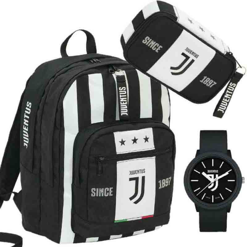 schoolpack bambino juventus 6b6001909 seven zaino organizzato astuccio completo gadget omaggio lema