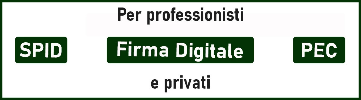 Servizi digitali per professionisti e privati