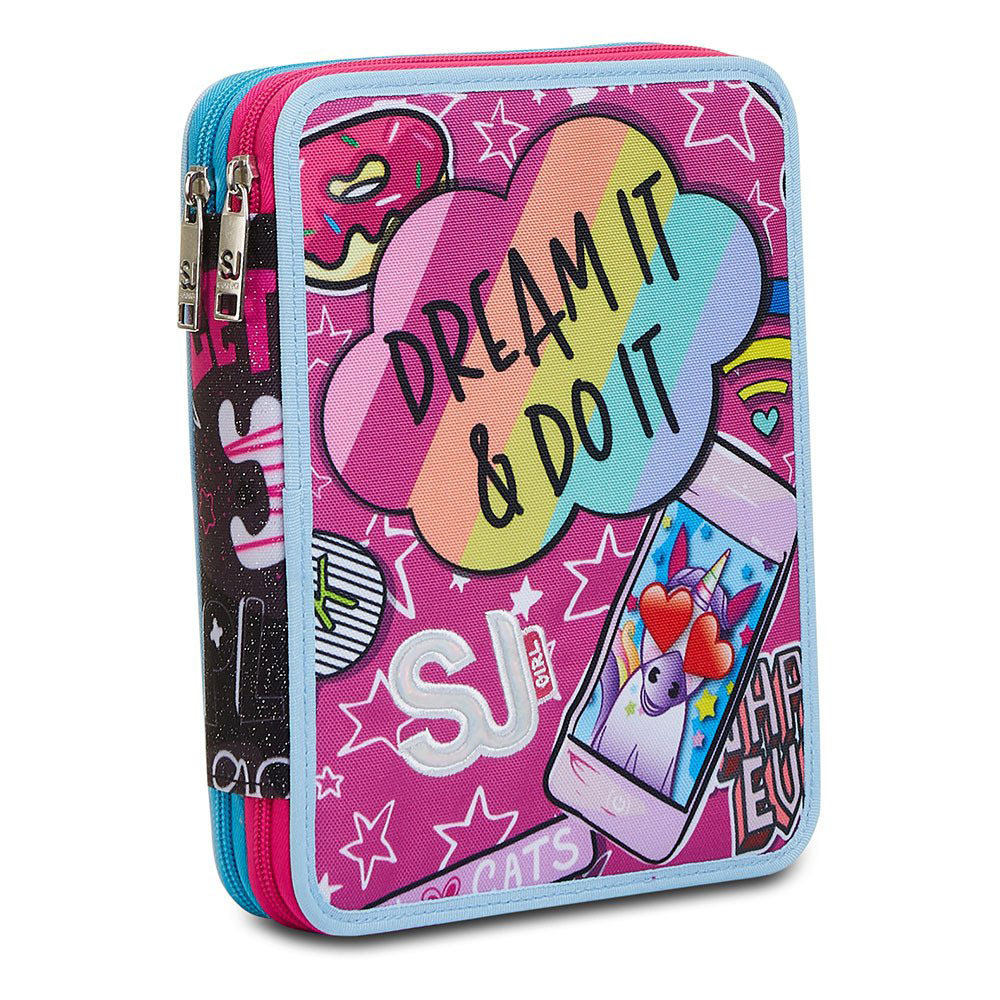 Astuccio Seven Maxi 2 Zip Sj Gang Dream & Go Girl 3C2012116 | Lema Scuola