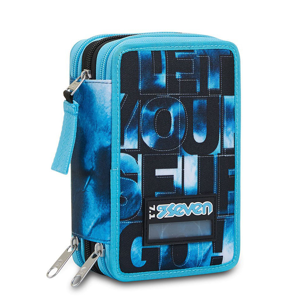 Astuccio Seven 3 Zip Dip & Sky 301012101 | Lema Scuola Ufficio