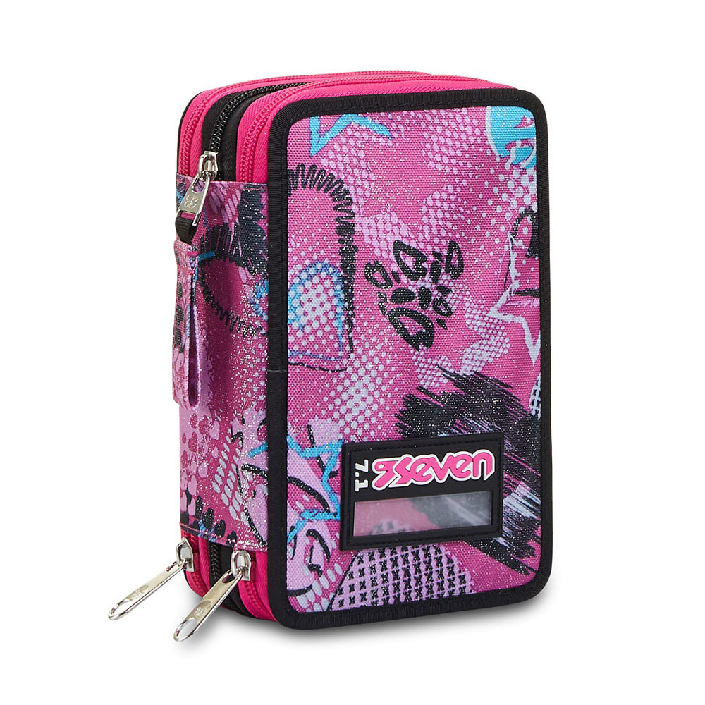 Astuccio Seven 3 Zip Romantic Freedom 301012103 | Lema Scuola Ufficio