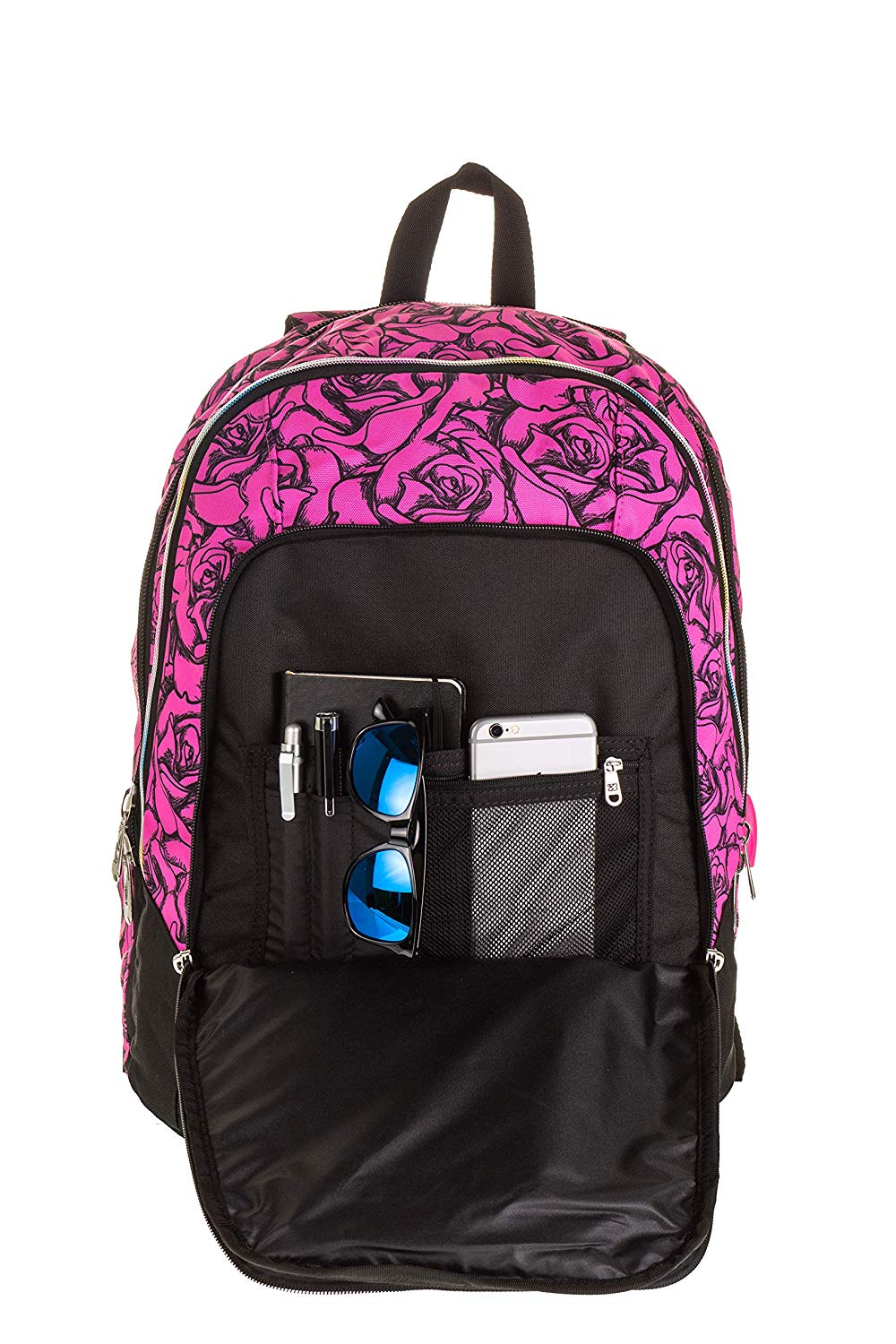 Zaino seven advanced Lefleur rosa 201001937 usb integrato lema cartoleria online aperto