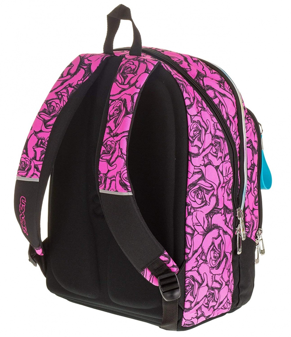 Zaino seven advanced Lefleur rosa 201001937 usb integrato lema cartoleria online spallacci