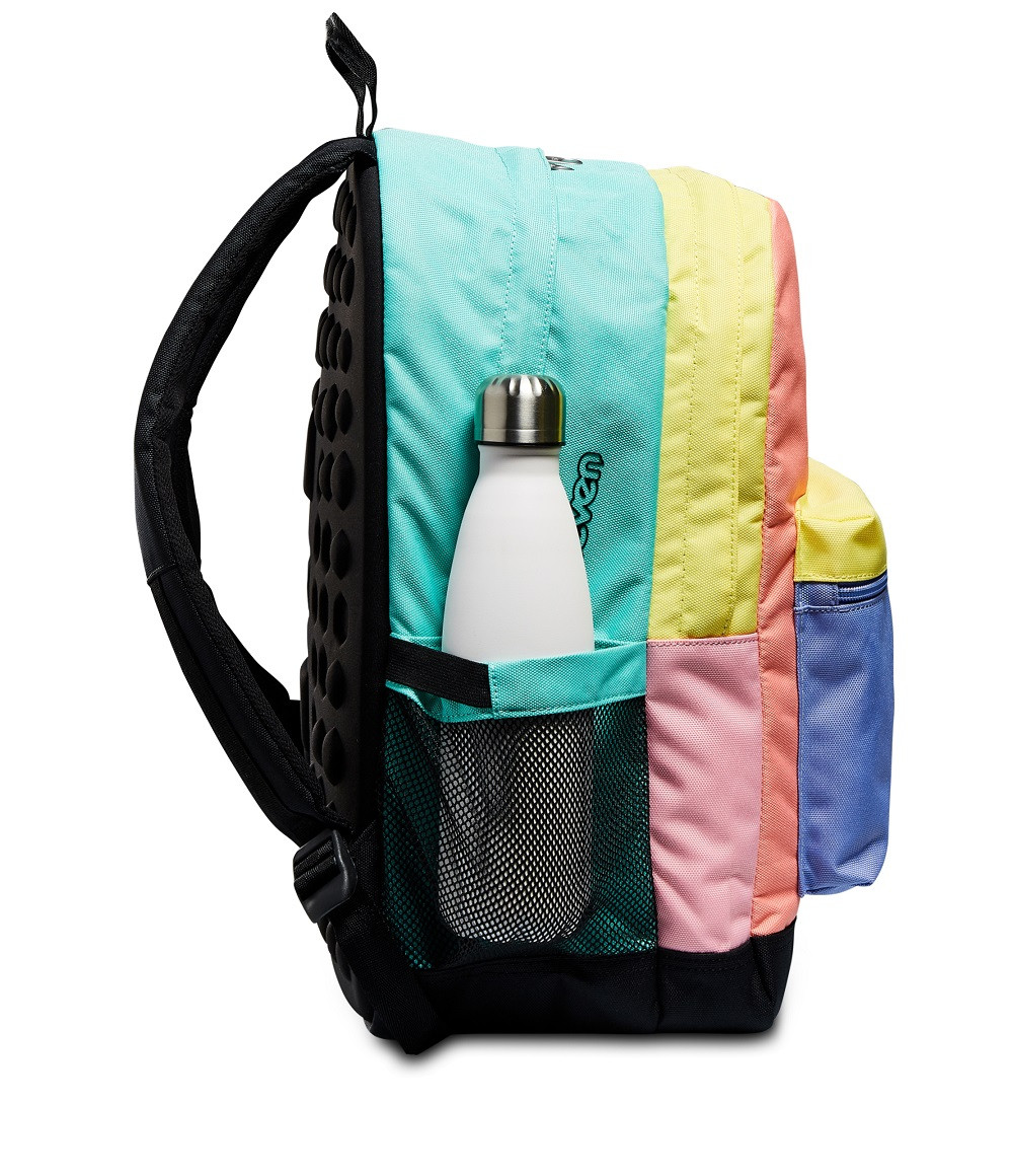 Zaino Fedez x Seven doppio scomparto multicolore 2F5002102-FAE laterale | Lema Scuola Ufficio