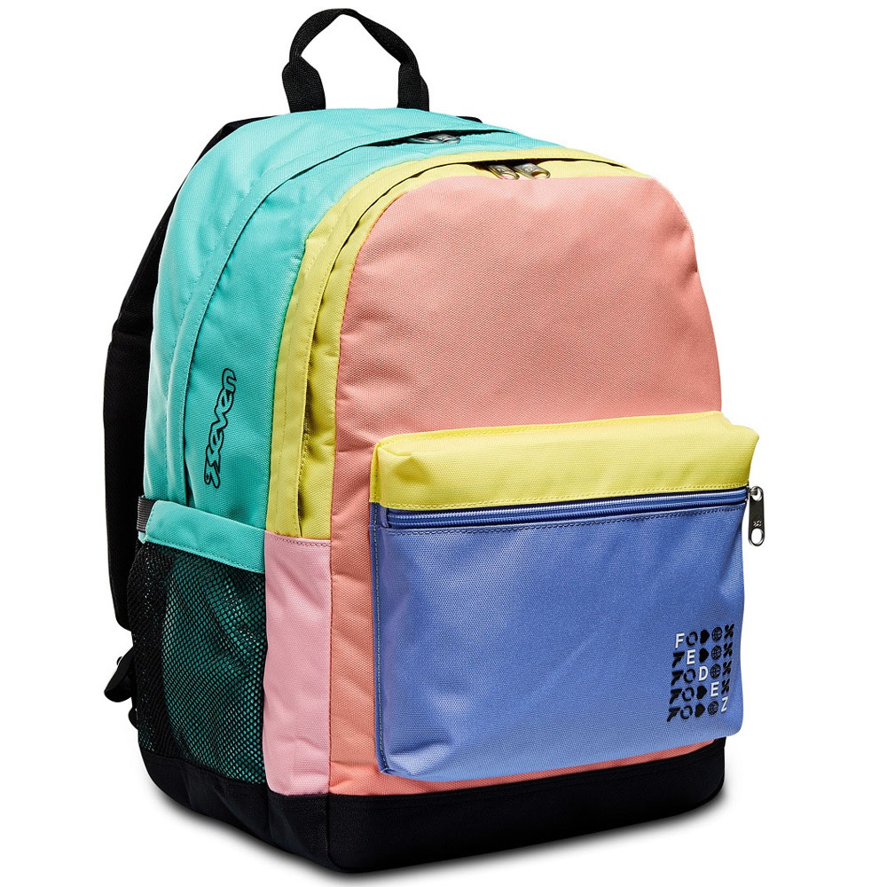 Zaino Fedez x Seven doppio scomparto multicolore 2F5002102-FAE | Lema Scuola Ufficio