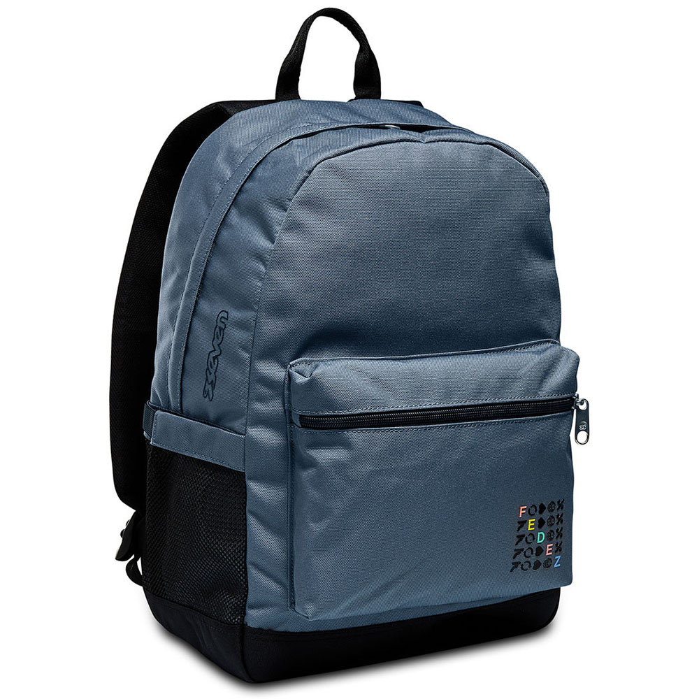 Zaino Fedez x Seven monoscomparto grigio riciclato 2F5002101-FAE | Lema Scuola Ufficio