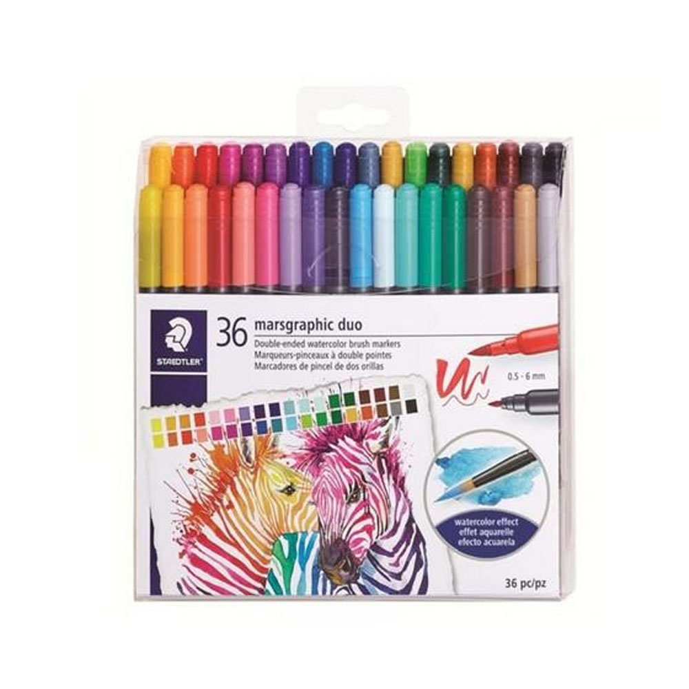 Staedtler 36 Pennarelli doppia punta Marsgraphic Duo | Lema Disegno Bellearti