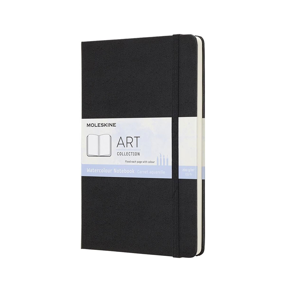 Moleskine Taccuino per Acquerelli Watercolor Nero 13x21cm | Lema