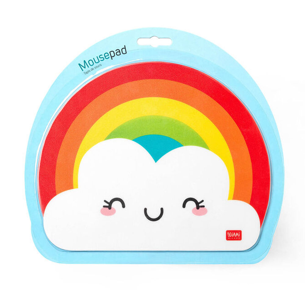 Legami Tappetino per Mouse Gomma Antiscivolo Rainbow