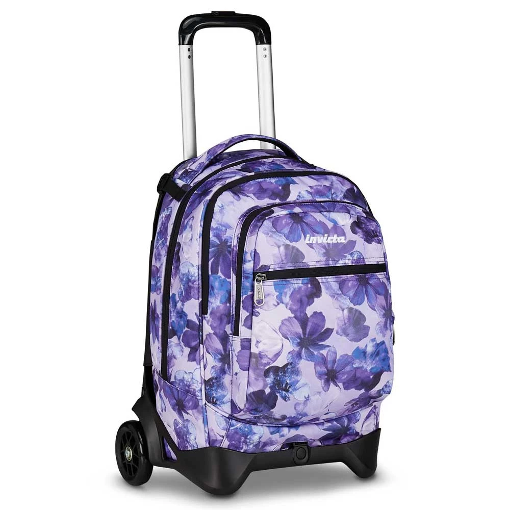 Trolley Invicta Plug Fantasy Lily Flowers Zaino Sganciabile 34lt