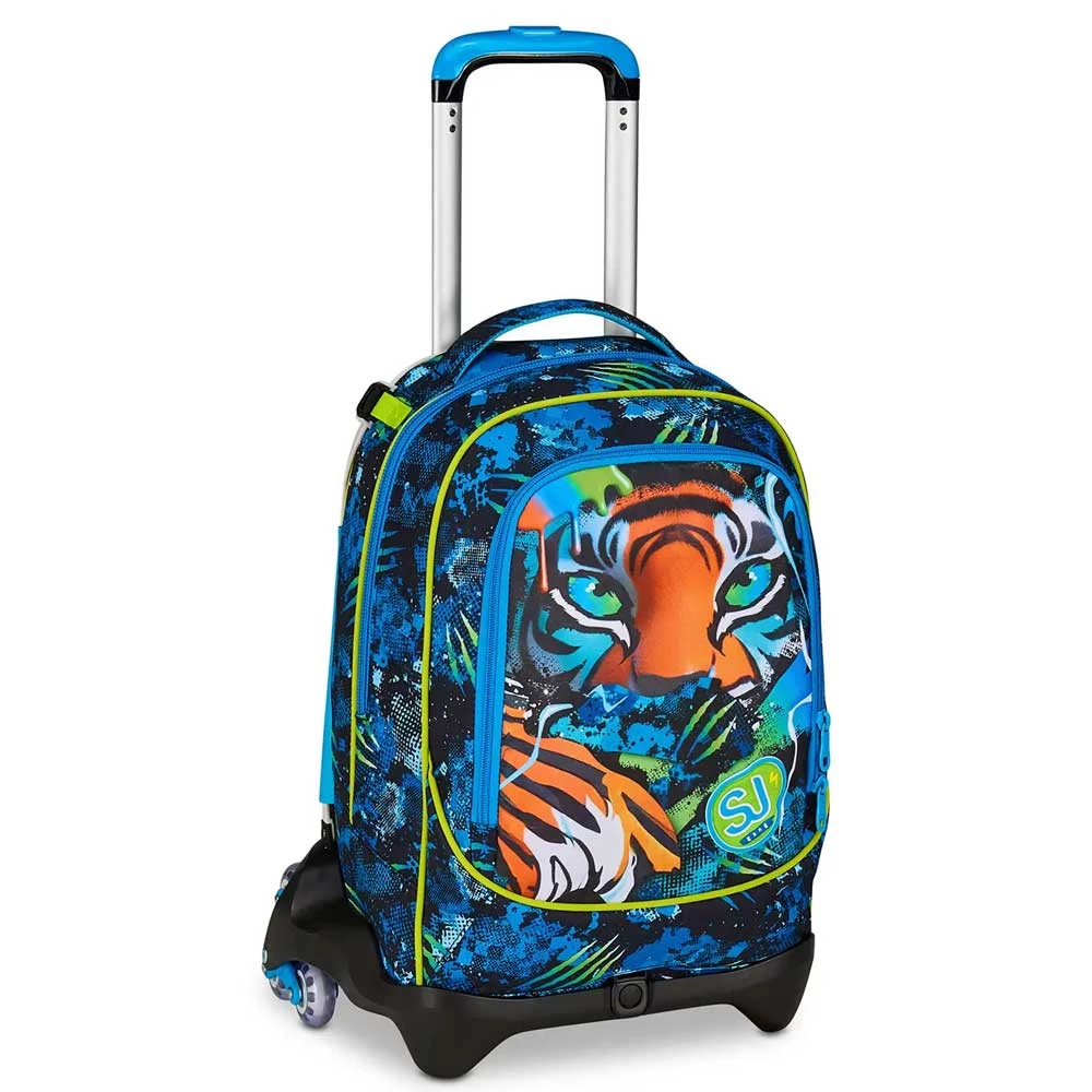 Trolley Seven 3 Ruote Air Tiger Zaino Scuola Sganciabile 33lt