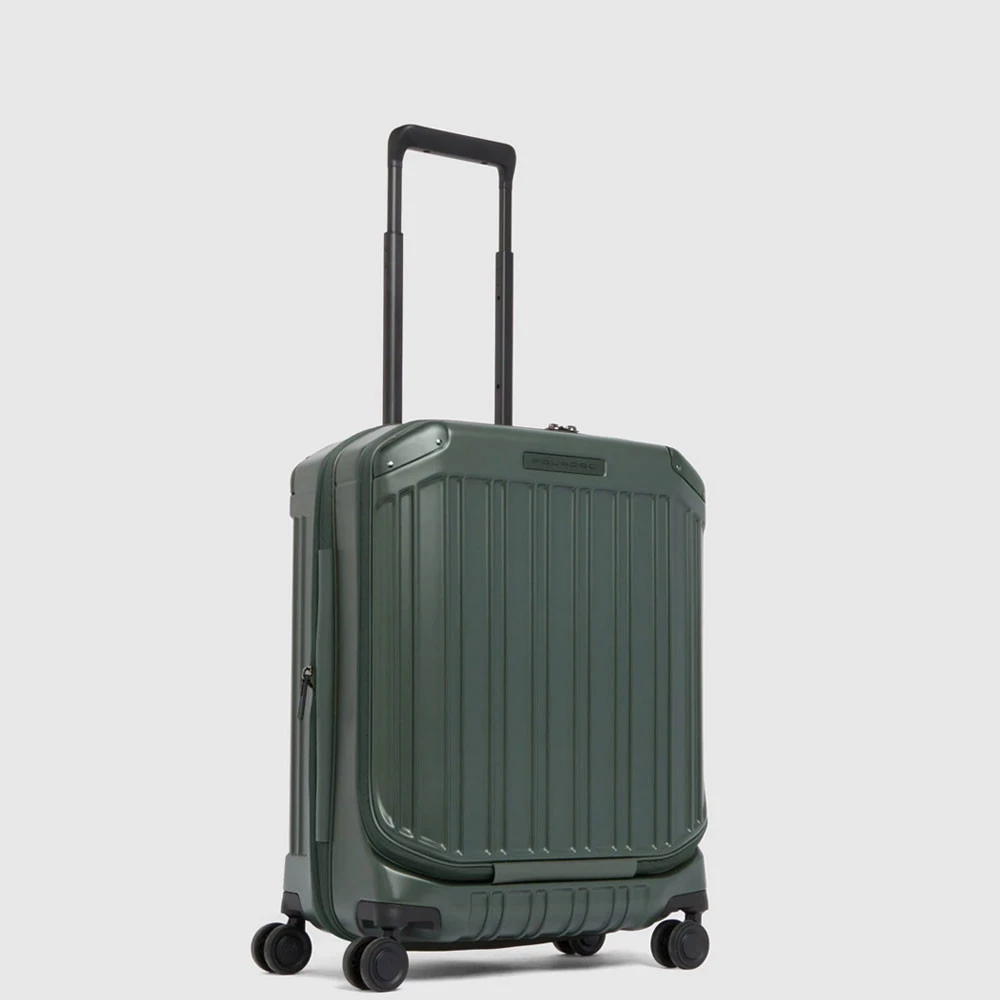 Trolley Rigido da Cabina Porta Pc Piquadro 47lt Verde Opaco BV7245PQL