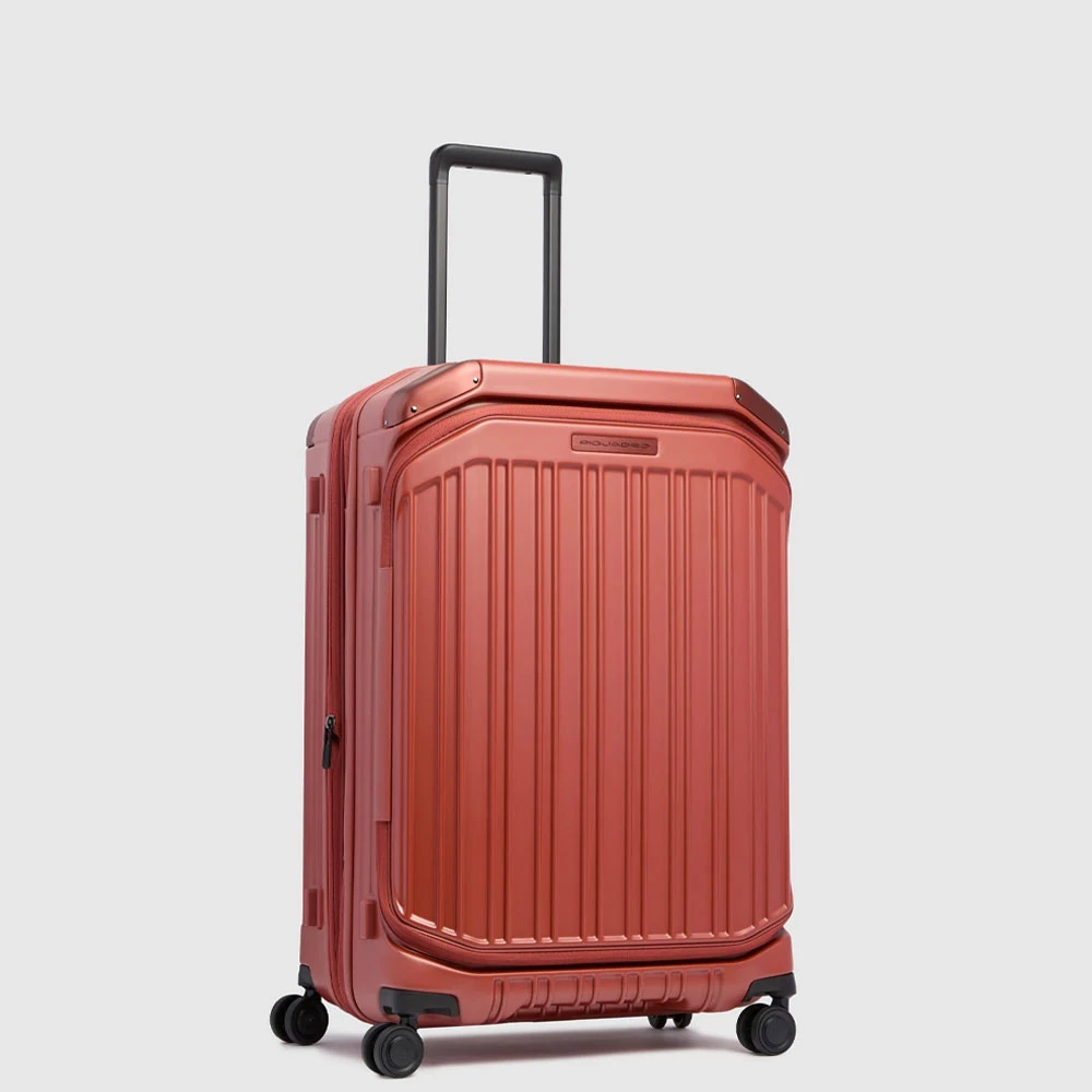 Trolley Medio Rigido 4 Ruote Piquadro 100lt Cuoio Opaco BV7246PQL