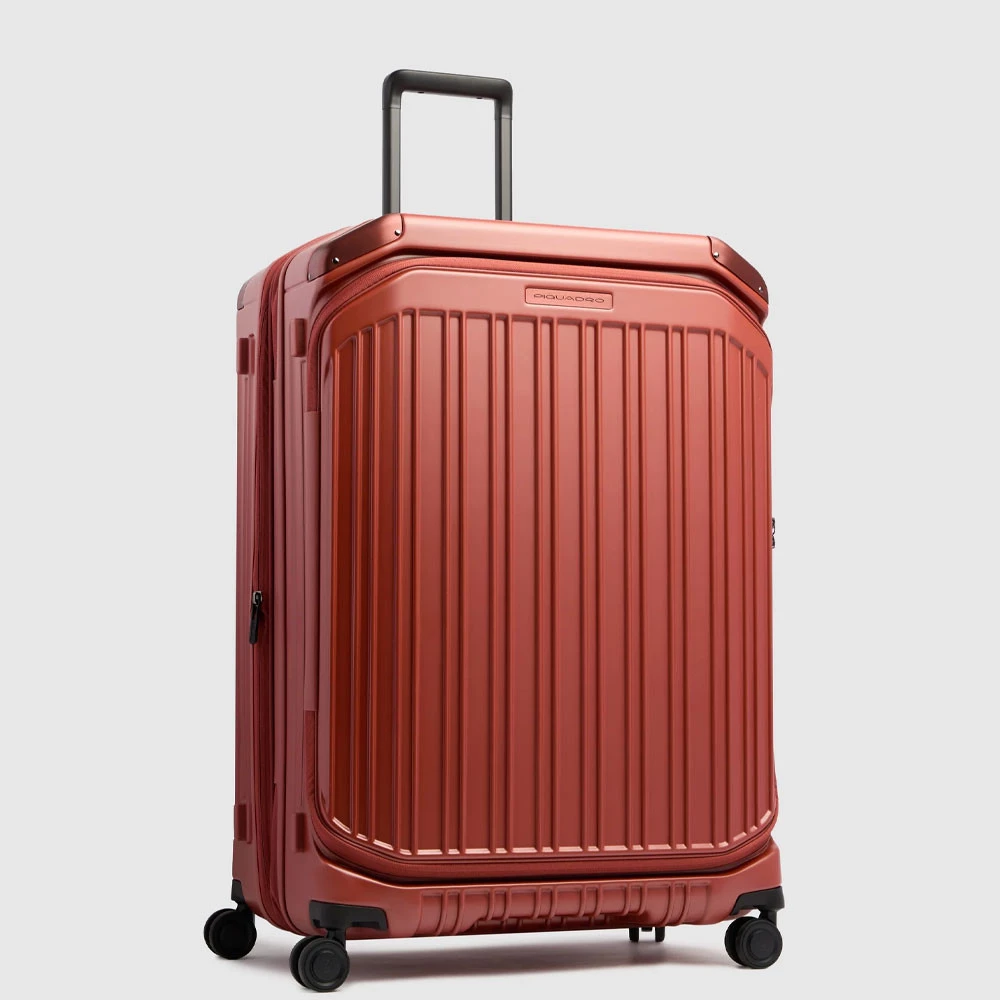Trolley Grande Rigido 4 Ruote Piquadro Cuoio Opaco BV7247PQL