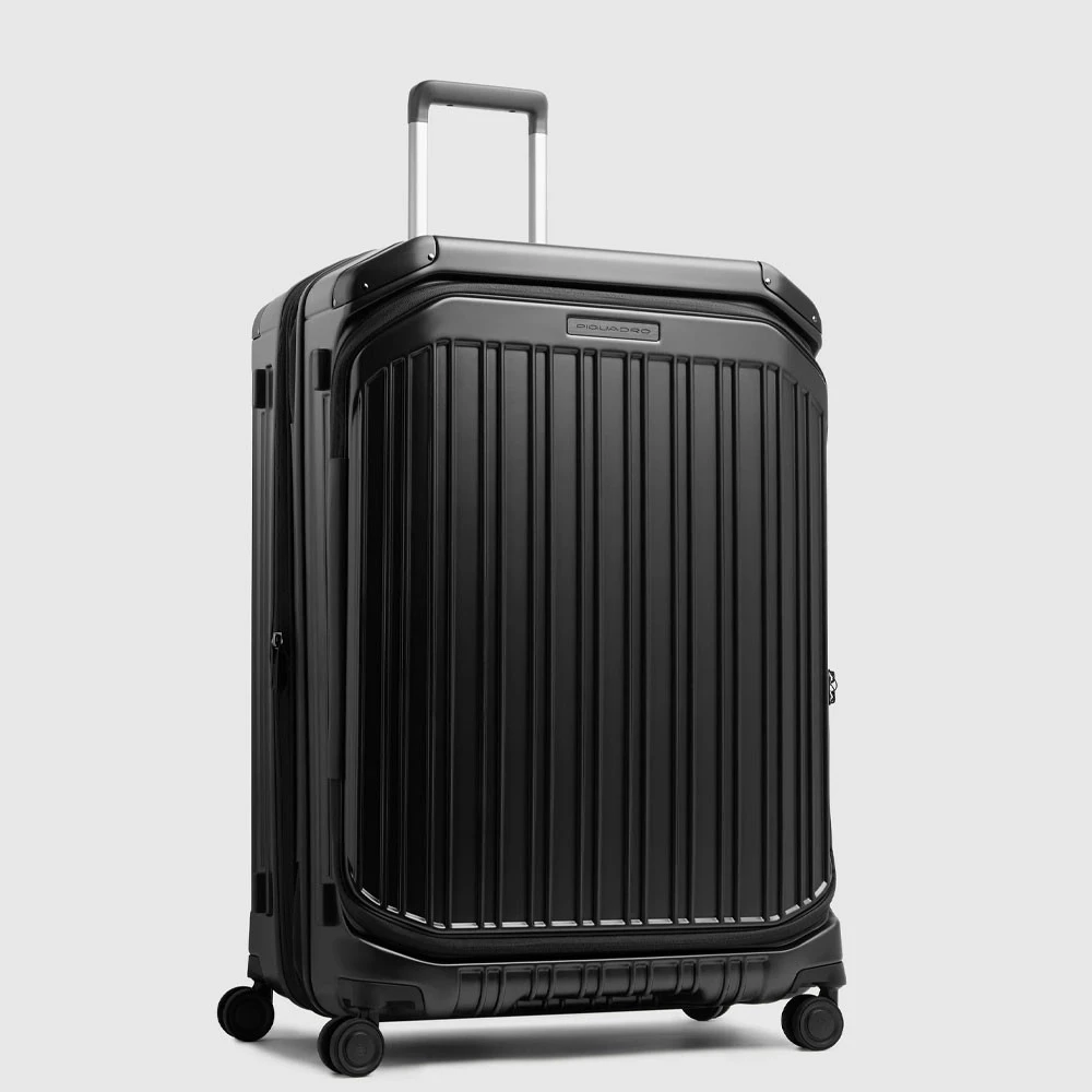Trolley Grande Rigido 4 Ruote Piquadro Nero Opaco BV7247PQL