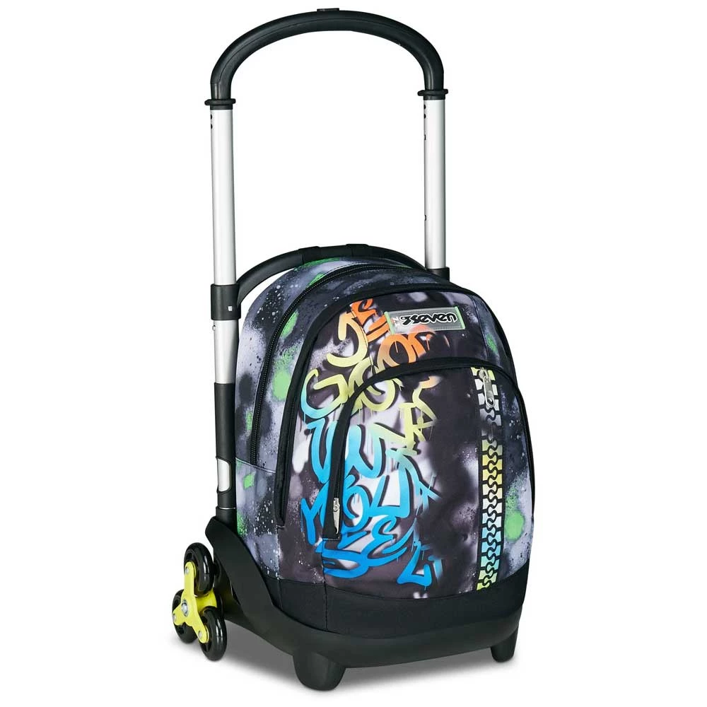 Trolley Seven Flex 3 Ruote Sprint Paint Boy Zaino Dual 31lt Sganciabile