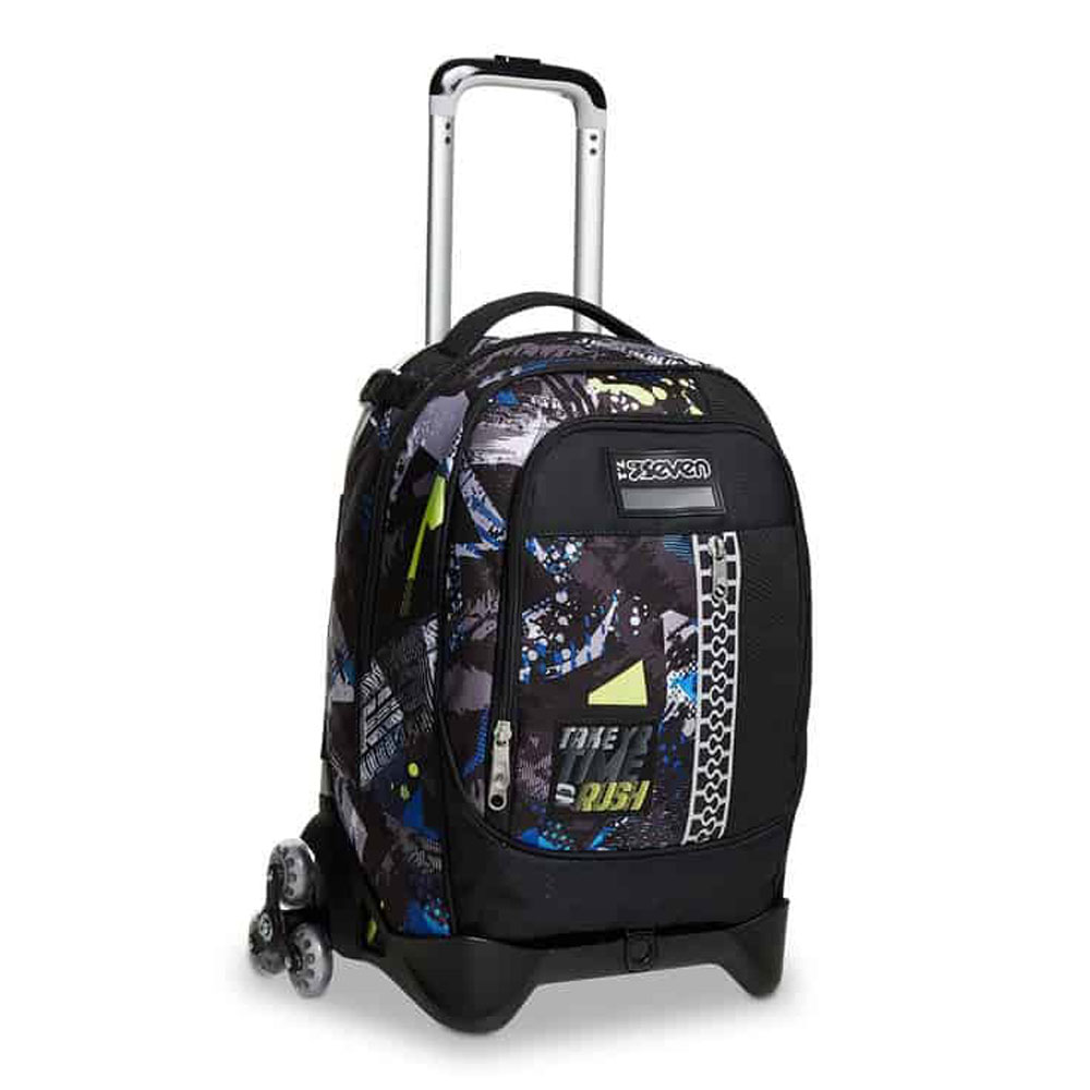Trolley Scuola Elementare Bambino Seven Jack 3WD Rushover Boy 201002246 