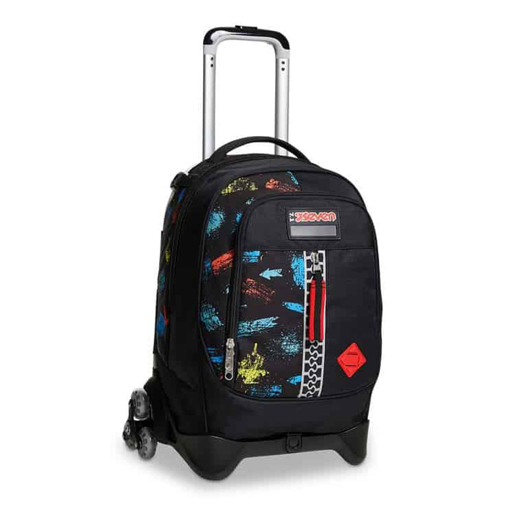 Trolley Scuola Elementare Bambino Seven Jack 3WD Scratchy Boy 201002236