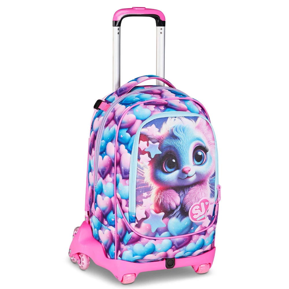 Trolley 8 Ruote Seven Sj Gang Magical Fantasy Girl Zaino 34lt
