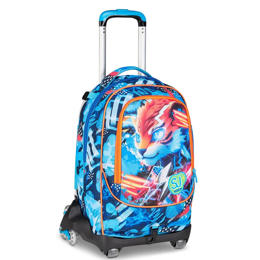 Trolley 8 Ruote Seven Sj Gang Speed Animal Boy Zaino 34lt