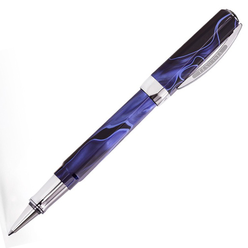Penna regalo Visconti Opera Vertigo blu nera lema san miniato regali