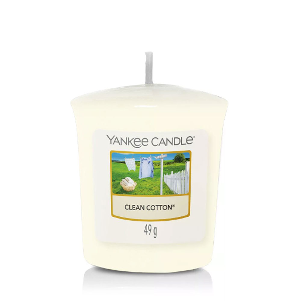 Candela Profumata Votivo Yankee Candle Clean Cotton | Lema Candele