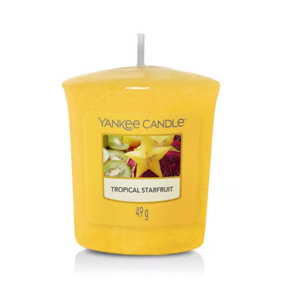 Candela Profumata Votivo Yankee Candle Tropical Starfruit | Lema Candele