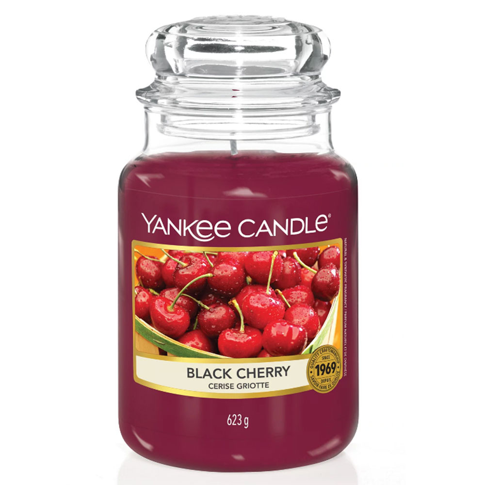 Candela Profumata Yankee Candle Black Cherry Giara Grande