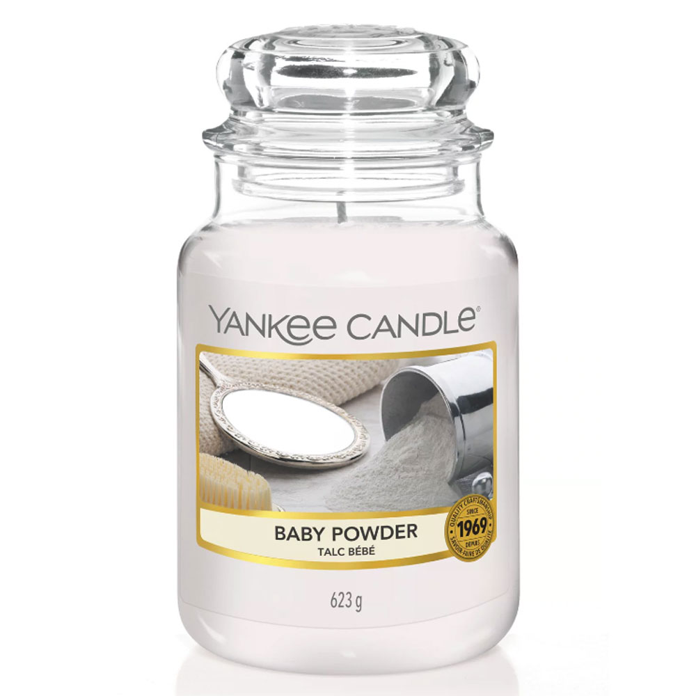 Candela Profumata Yankee Candle Baby Powder Giara Grande | Lema