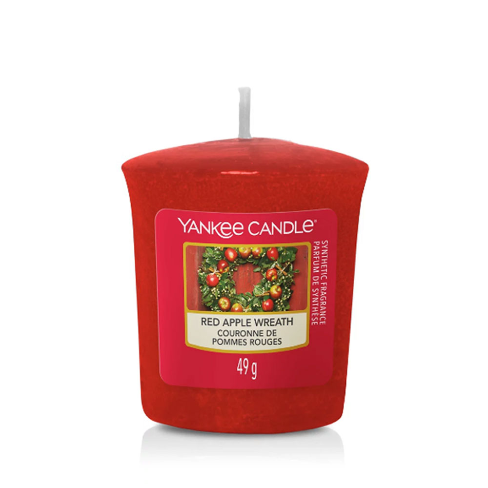 Candela Profumata Yankee Candle Red Apple Wreath votivo