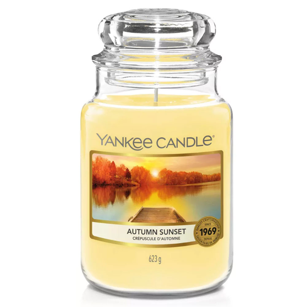 Candela Profumata Yankee Candle Autumn Sunset Giara Grande | Lema