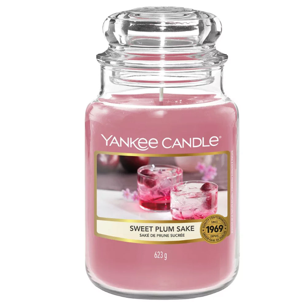 Candela Profumata Yankee Candle Sweet Plum Sake Giara Grande | Lema