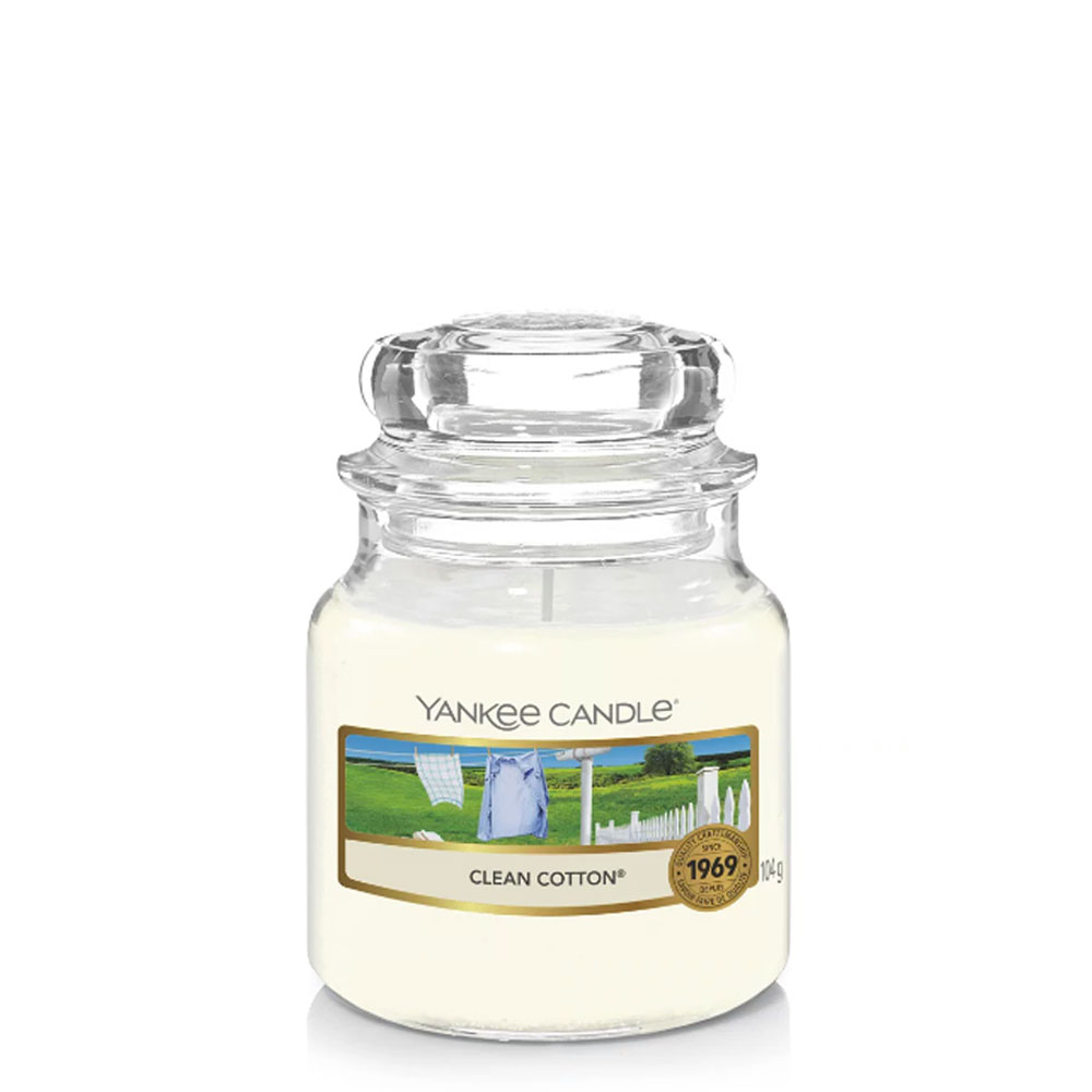 Candela Profumata Yankee Candle Clean Cotton Giara Piccola | Lema