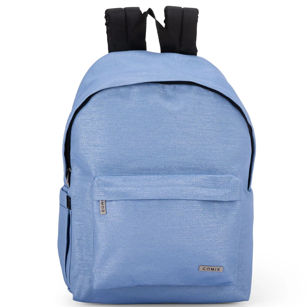 Zaino Americano Comix Lurex Azzurro 29lt Scuola Media Superiore