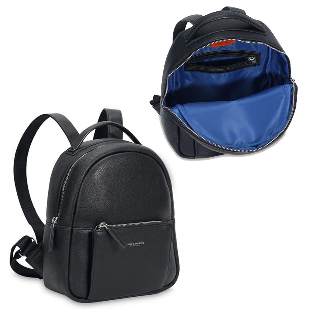 Zaino Donna Bilbao Nero-Blu Campo Marzio