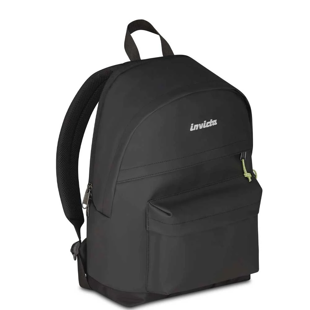 Zaino Invicta Americano Plus City Linea Coated Nero 23lt Mono Scomparto