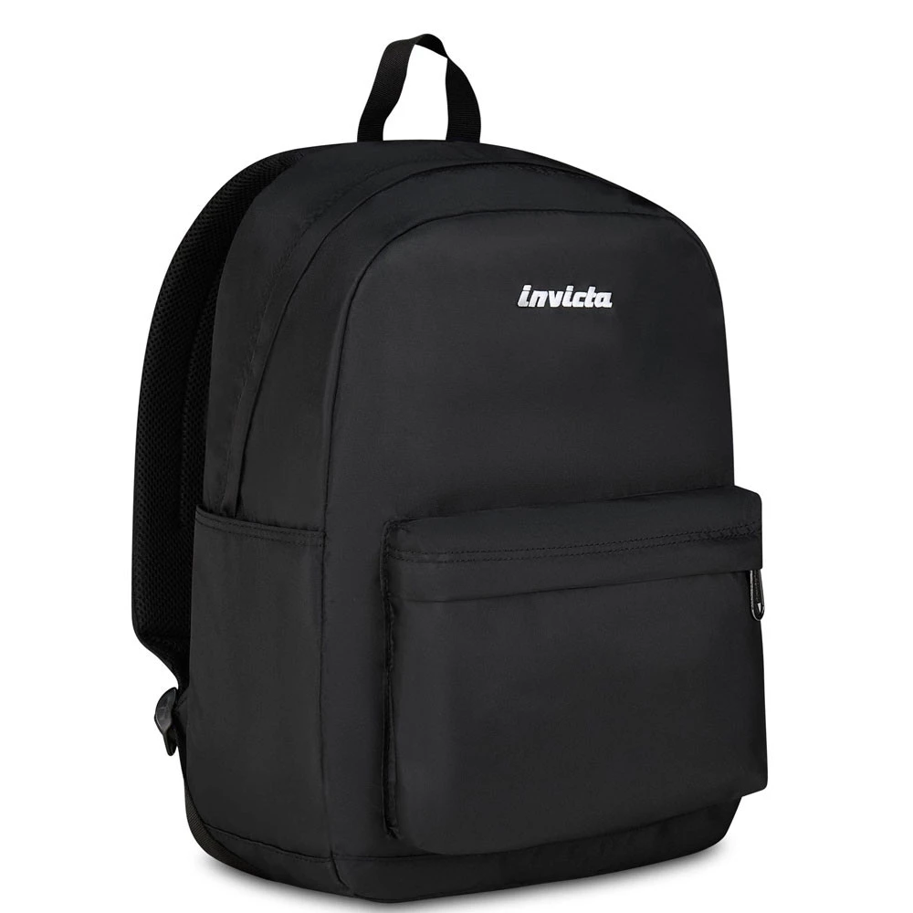 Zaino Invicta Carlson Plain Nero Singolo Scomparto 24lt