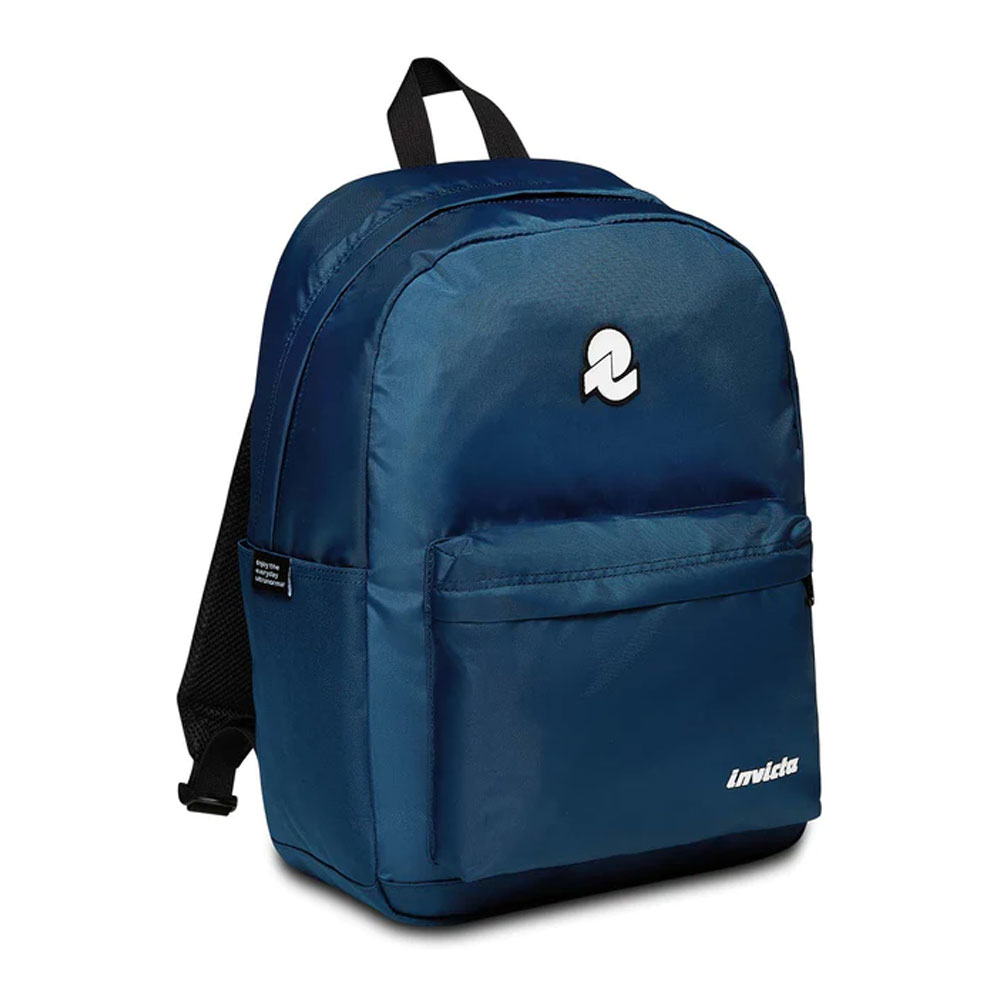 Zaino Invicta Blu Carlson Plain Moolite Ocean Singolo Scomparto 27lt