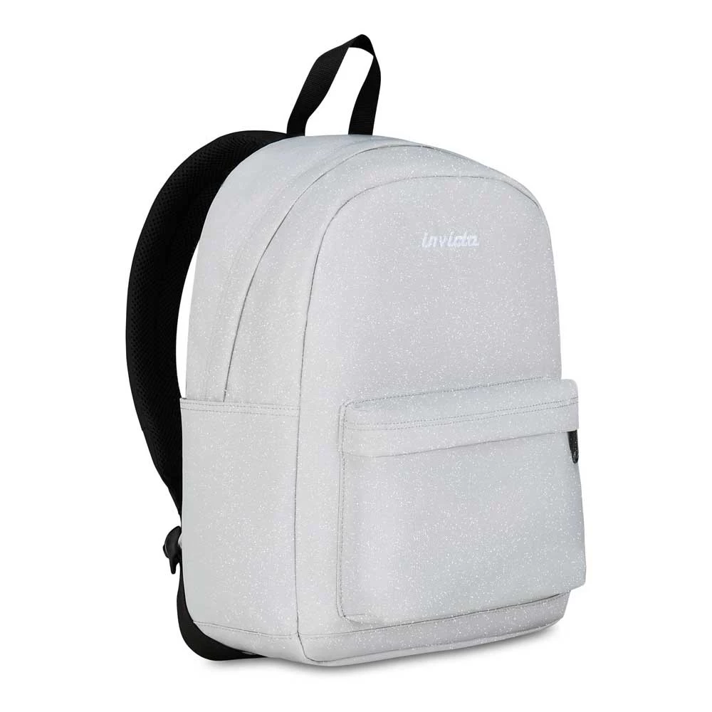 Zaino Invicta Carlson Shine Argento Silver 24lt Monoscomparto