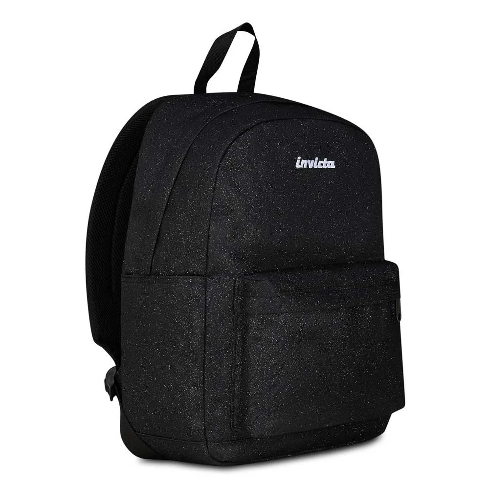 Zaino Invicta Carlson Shine Nero Lunar Rock 24lt Monoscomparto