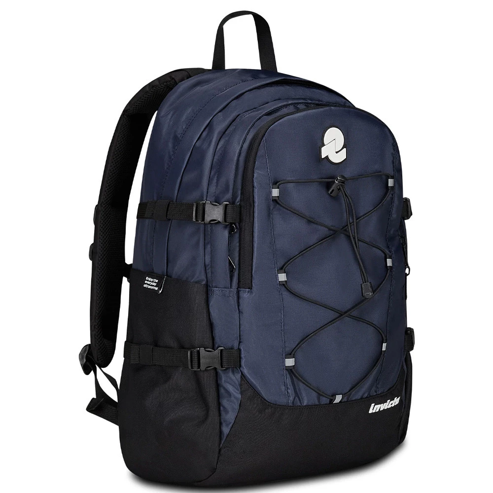 Zaino Invicta Invict-Act Plus Blu Doppio Scomparto 30lt Elastici