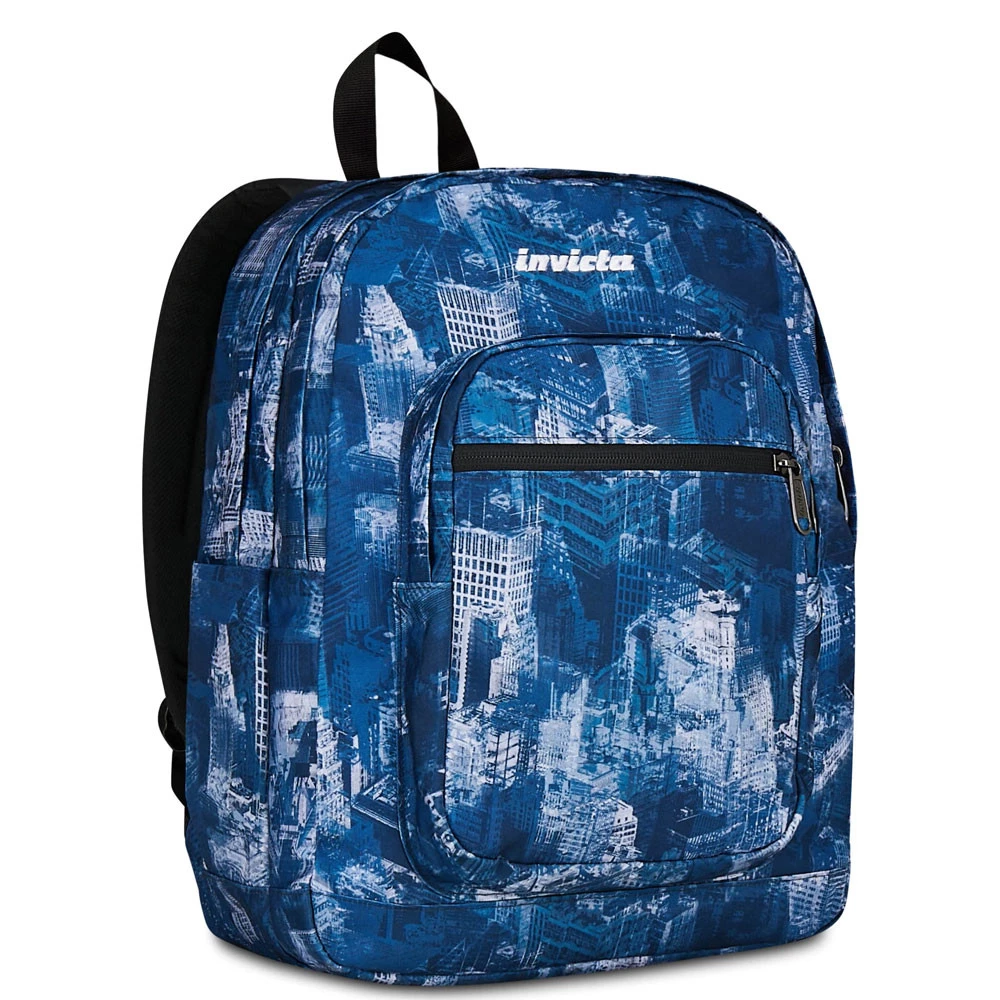 Zaino Invicta Jelek Fantasy Blue Urban Doppio Scomparto 34lt